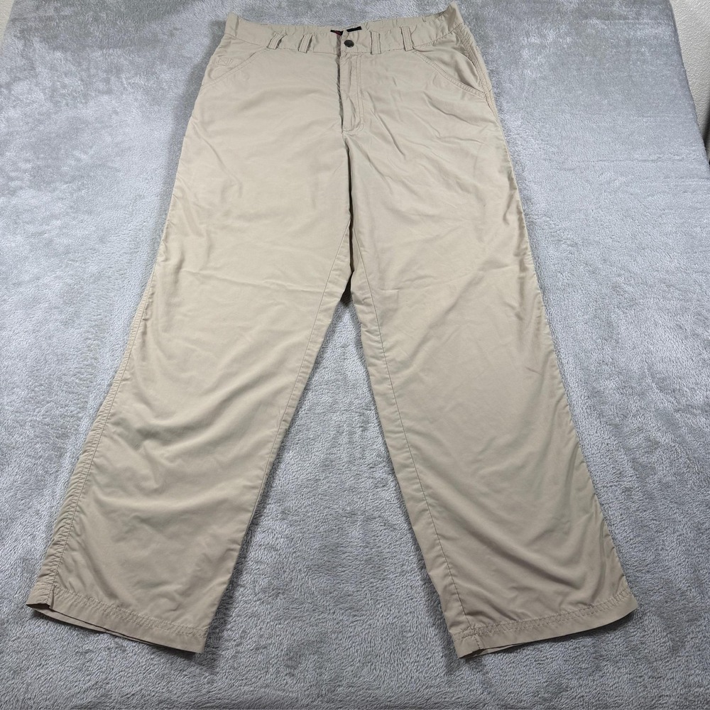 SCOTTeVEST TEC Pants‎ Mens 34x30 Beige Hiking Travel Lightweight Pockets